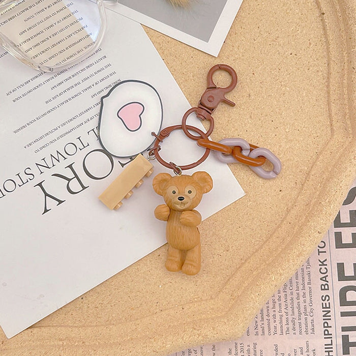 Wholesale Cartoon Plastic Keychain JDC-KC-QiaM002 Keychains 恰美 3 Wholesale Jewelry JoyasDeChina Joyas De China