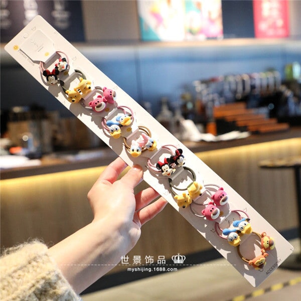 Wholesale Cartoon Plastic Resin Children Hair Scrunchies MOQ≥5 JDC-HS-Shij005 Hair Scrunchies 世景 MOQ5 MIQIWEINI set Wholesale Jewelry JoyasDeChina Joyas De China