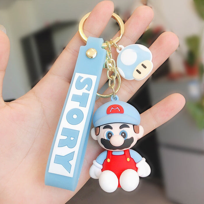 Wholesale Cartoon PVC Metal Keychain JDC-KC-FeiRun034 Keychains 飞润 blue Wholesale Jewelry JoyasDeChina Joyas De China