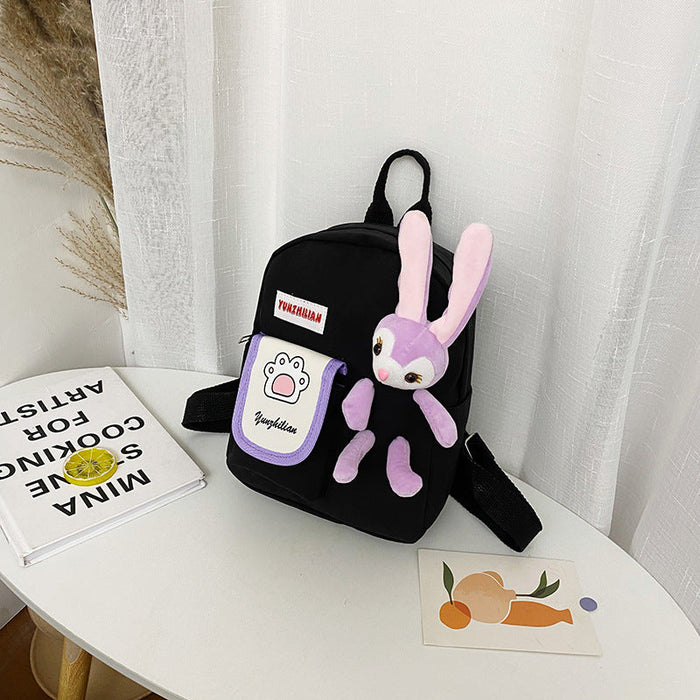 Wholesale cartoon rabbit Oxford cloth Children's Backpack Bags JDC-BP-PJC001 Backpack Bags JoyasDeChina black Wholesale Jewelry JoyasDeChina Joyas De China