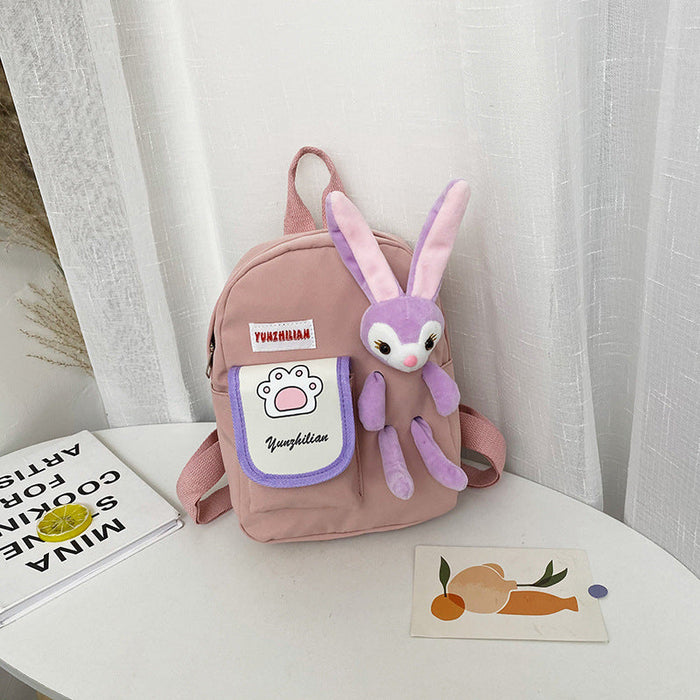 Wholesale cartoon rabbit Oxford cloth Children's Backpack Bags JDC-BP-PJC001 Backpack Bags JoyasDeChina pink Wholesale Jewelry JoyasDeChina Joyas De China