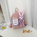 Wholesale cartoon rabbit Oxford cloth Children's Backpack Bags JDC-BP-PJC001 Backpack Bags JoyasDeChina pink Wholesale Jewelry JoyasDeChina Joyas De China