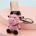 Wholesale Cartoon Resin Cow Keychain JDC-KC-WS132 Keychains 围颂 Wholesale Jewelry JoyasDeChina Joyas De China