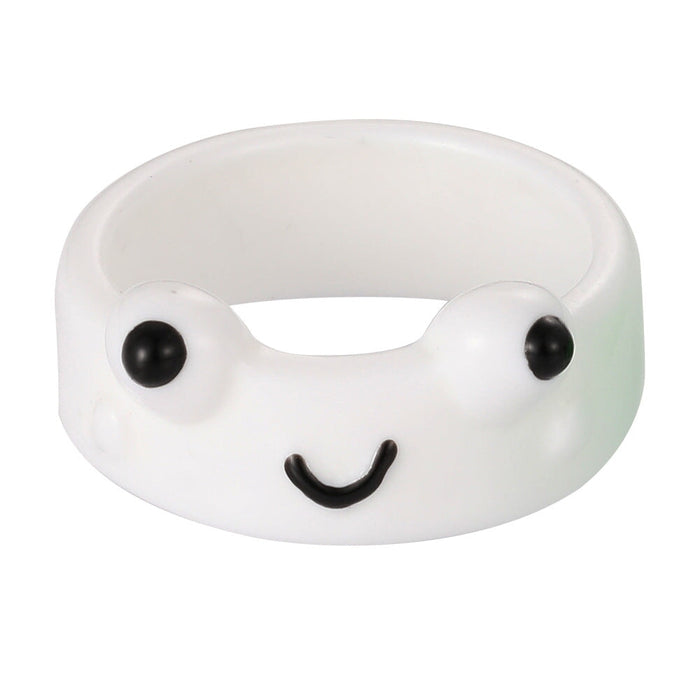 Wholesale cartoon resin frog ring JDC-RS-F084 Rings 韩之尚 Wholesale Jewelry JoyasDeChina Joyas De China