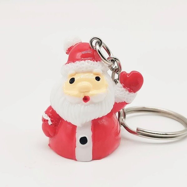 Wholesale cartoon Santa Claus Christmas resin keychain JDC-KC-YY138 Keychains 围颂 Wholesale Jewelry JoyasDeChina Joyas De China