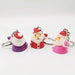 Wholesale cartoon Santa Claus Christmas resin keychain JDC-KC-YY141 Keychains 围颂 Wholesale Jewelry JoyasDeChina Joyas De China