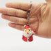 Wholesale cartoon Santa Claus Christmas resin keychain JDC-KC-YY141 Keychains 围颂 red Wholesale Jewelry JoyasDeChina Joyas De China
