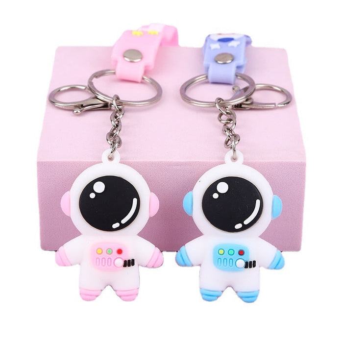 Wholesale Cartoon Silicone Astronaut Keychain (M) JDC-KC-Yonuo007 Keychains 柚诺 Wholesale Jewelry JoyasDeChina Joyas De China