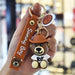 Wholesale cartoon soft rubber metal bear keychains JDC-KC-WS034 Keychains 围颂 Wholesale Jewelry JoyasDeChina Joyas De China