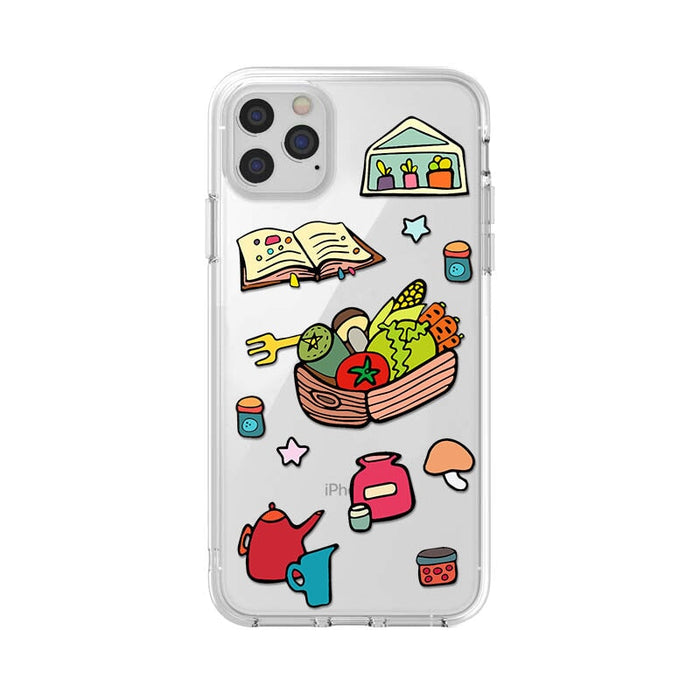 Wholesale cartoon sticker mobile phone case for iphone12promax transparent protective case JDC-PC-KEX010 Phone Cases 科讯 4154 iPhone X/Xs Wholesale Jewelry JoyasDeChina Joyas De China