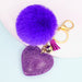 Wholesale cashmere solid color key chain MOQ ≥ 10 JDC-KC-YZ001 Keychains 永泽 16 minimum 10 pieces for wholesale Wholesale Jewelry JoyasDeChina Joyas De China