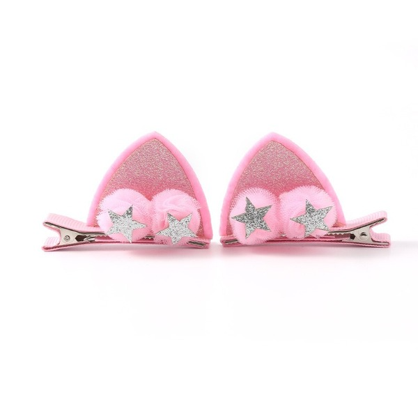 Bulk Jewelry Wholesale cat ears star hair clips JDC-HC-K025 Wholesale factory from China YIWU China