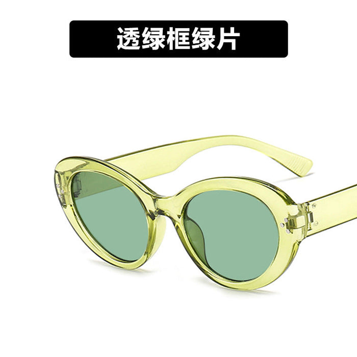 Wholesale cat eye resin lens Sunglasses JDC-SG-GSKD033 Sunglasses JoyasDeChina green As shown Wholesale Jewelry JoyasDeChina Joyas De China