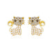 Wholesale cat pearl earrings JDC-ES-D558 Earrings JoyasDeChina 01KCgold Wholesale Jewelry JoyasDeChina Joyas De China