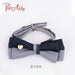 Wholesale cat polyester bow tie Pet Decor pack of 2 JDC-PD-FP014 Pet Decor 沣沛 blue grey MINIMUM 2 29-34cm Wholesale Jewelry JoyasDeChina Joyas De China