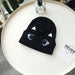 Wholesale Cat Thermal Acrylic Knitted Hat JDC-FH-NLS019 Fashionhat 倪罗诗 black 55-58cm Wholesale Jewelry JoyasDeChina Joyas De China