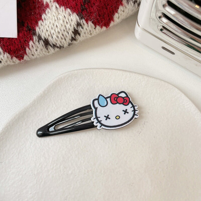 Wholesale cat vintage black-rimmed hairpin (F)JDC-HC-BL001 Hair Clips 冰澜 7 Wholesale Jewelry JoyasDeChina Joyas De China