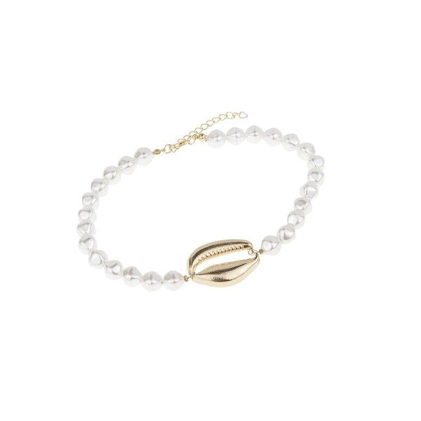 Wholesale celebrity style baroque alloy shell pearls Necklaces MOQ≥2 JDC-NE-Aof009 Necklaces 傲凡 Wholesale Jewelry JoyasDeChina Joyas De China