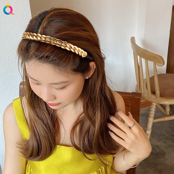 Wholesale chain alloy braided headband JDC-HD-GSQY010 Headband JoyasDeChina Wholesale Jewelry JoyasDeChina Joyas De China