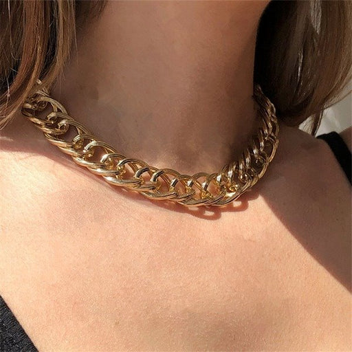 Wholesale chain alloy necklaces JDC-NE-XC228 Necklaces 夏晨 Wholesale Jewelry JoyasDeChina Joyas De China