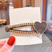 Wholesale chain heart-shaped round metal Hair Clips JDC-HC-GSI051 Hair Clips JoyasDeChina 2# love Wholesale Jewelry JoyasDeChina Joyas De China