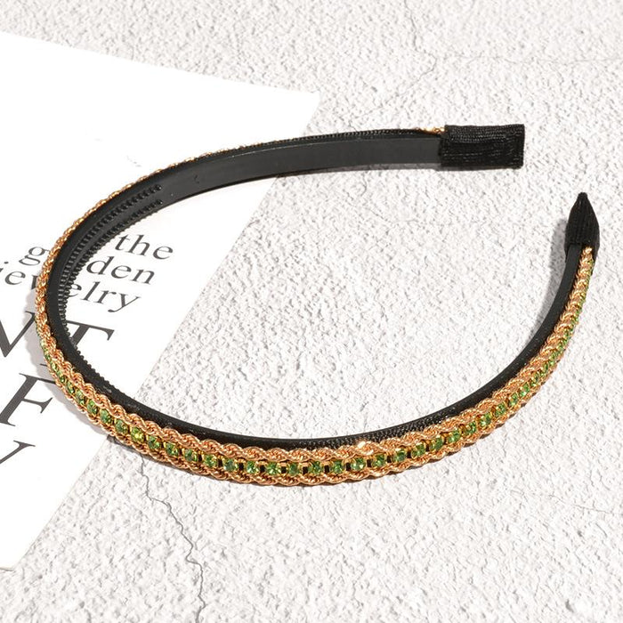 Bulk Jewelry Wholesale chain rhinestone headband JDC-HD-K040 Wholesale factory from China YIWU China