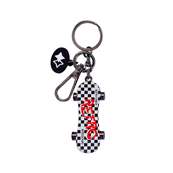 Wholesale Checkerboard Skateboard Alloy Keychain Random One JDC-KC-JiaG001 Keychains 嘉果 Wholesale Jewelry JoyasDeChina Joyas De China