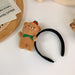 Wholesale cherry bear plush Headband JDC-HD-W209 Headband JoyasDeChina C little brown bear Wholesale Jewelry JoyasDeChina Joyas De China