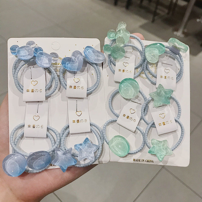 Wholesale children candy color gradient hair cord JDC-HS-YiT002 Hair Scrunchies 亦桐 Wholesale Jewelry JoyasDeChina Joyas De China