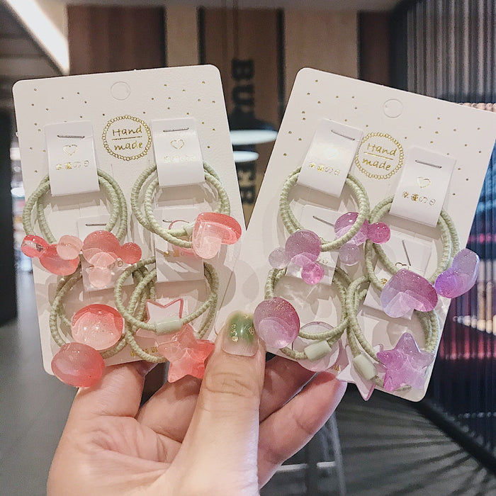 Wholesale children candy color gradient hair cord JDC-HS-YiT002 Hair Scrunchies 亦桐 Wholesale Jewelry JoyasDeChina Joyas De China