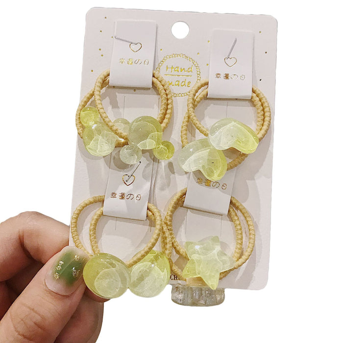 Wholesale children candy color gradient hair cord JDC-HS-YiT002 Hair Scrunchies 亦桐 Wholesale Jewelry JoyasDeChina Joyas De China