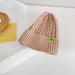 Wholesale children candy colored wool knitted hat JDC-FH-LH023 FashionHat 旅禾 khaki Wholesale Jewelry JoyasDeChina Joyas De China