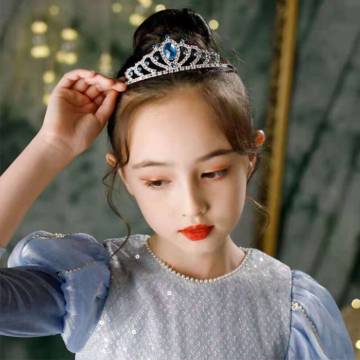 Wholesale Children Crown White Crystal Alloy Headband JDC-HD-hongh004 Headband 宏宏 Wholesale Jewelry JoyasDeChina Joyas De China