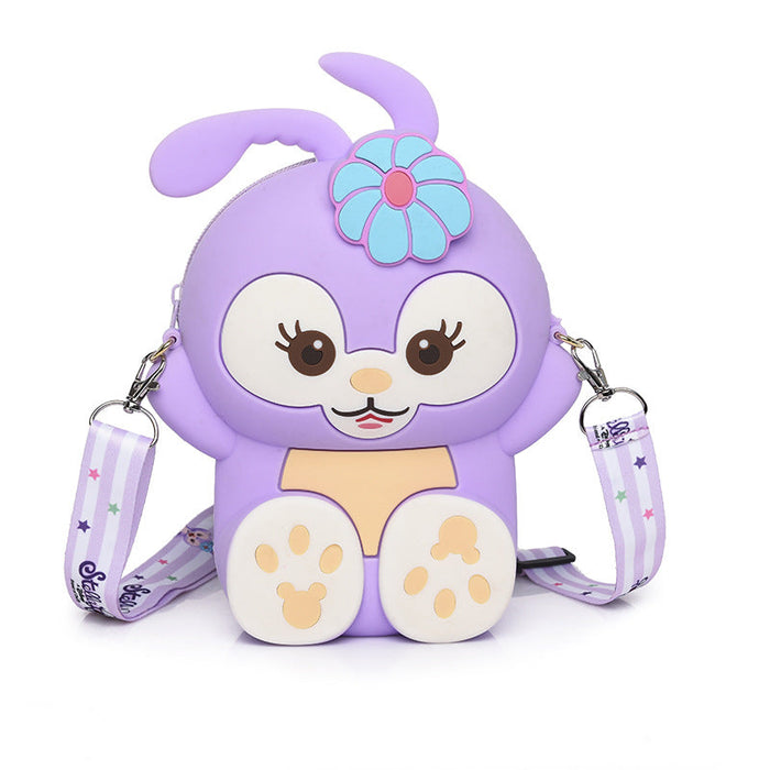 Wholesale children cute cartoon silicone shoulder bags JDC-SD-FJ007 Shoulder Bags JoyasDeChina purple Wholesale Jewelry JoyasDeChina Joyas De China