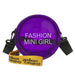 Wholesale children PVC messenger shoulder bag JDC-SD-JiaQ027 Shoulder Bags 家庆 purple Wholesale Jewelry JoyasDeChina Joyas De China