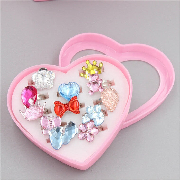Wholesale children sparkling diamond ring ring set box JDC-RS-Duor001 Rings 朵蕊 Wholesale Jewelry JoyasDeChina Joyas De China