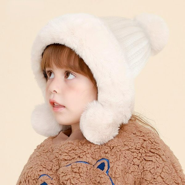 Wholesale children's Acrylic wool ball hat JDC-FH-GD002 FashionHat 谷登 Wholesale Jewelry JoyasDeChina Joyas De China