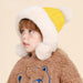 Wholesale children's Acrylic wool ball hat JDC-FH-GD002 FashionHat 谷登 yellow Average code Wholesale Jewelry JoyasDeChina Joyas De China