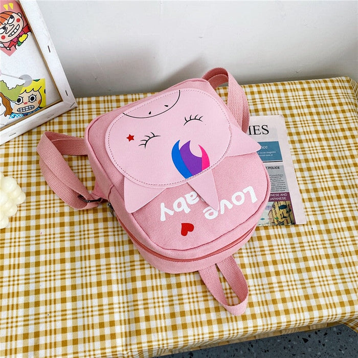 Wholesale children's backpack boys' and girls' Canvas Backpack JDC-BP-Lank001 Backpack Bags 澜咔 Wholesale Jewelry JoyasDeChina Joyas De China