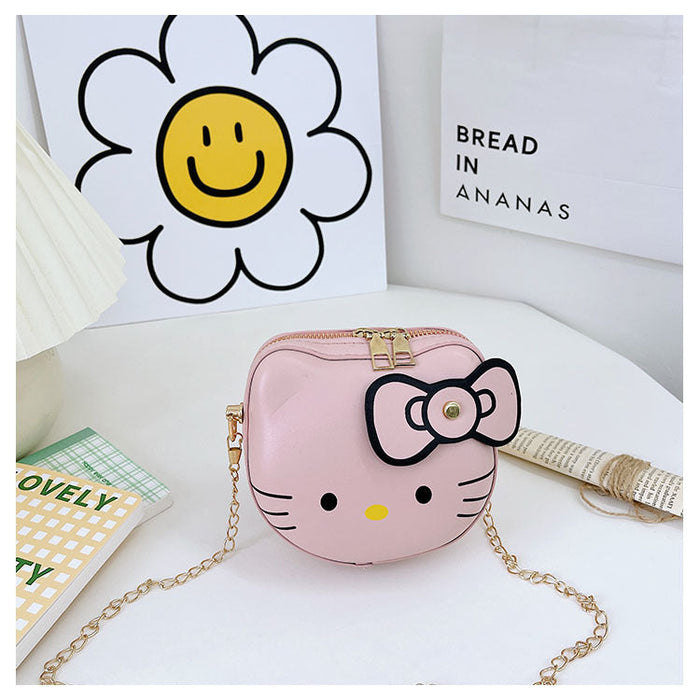 Wholesale Children's Bag Cartoon PU Leather Kitty Bag JDC-HB-KM003 Handbags 卡曼 pink Wholesale Jewelry JoyasDeChina Joyas De China