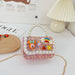 Wholesale Children's Bag Pearl Cotton Linen Chain Diagonal Bag JDC-SD-GSHN022 Shoulder Bags 浩纳 MQ pink Wholesale Jewelry JoyasDeChina Joyas De China