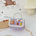 Wholesale Children's Bag Pearl Cotton Linen Chain Diagonal Bag JDC-SD-GSHN022 Shoulder Bags 浩纳 MQ purple Wholesale Jewelry JoyasDeChina Joyas De China