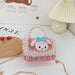 Wholesale Children's Bag Pearl Cotton Linen Chain Diagonal Bag JDC-SD-GSHN022 Shoulder Bags 浩纳 pink Wholesale Jewelry JoyasDeChina Joyas De China