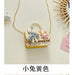 Wholesale Children's Bag Pearl Cotton Linen Chain Messenger Bag JDC-SD-GSHN027 Shoulder Bags 浩纳 yellow B Wholesale Jewelry JoyasDeChina Joyas De China