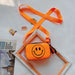 Wholesale Children's Bag PU Leather Shoulder Bag JDC-SD-JiaQ082 Shoulder Bags 家庆 Smiley orange Wholesale Jewelry JoyasDeChina Joyas De China