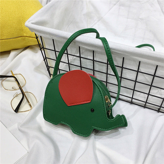 Wholesale Children's Bag PU Leather Shoulder Bag JDC-SD-JiaQ087 Shoulder Bags 家庆 green Wholesale Jewelry JoyasDeChina Joyas De China