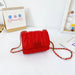Wholesale Children's Bags PU Diagonal Shoulder Bag JDC-SD-JiaQ009 Shoulder Bags 家庆 red Wholesale Jewelry JoyasDeChina Joyas De China