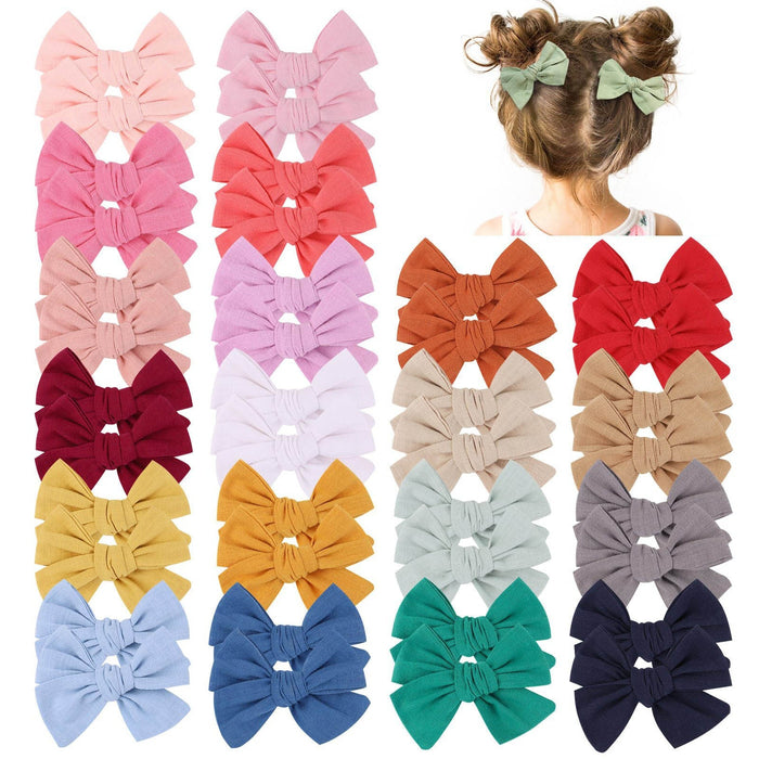 Wholesale Children's Bow Pure Cotton Hair Clip JDC-HC-YL069 Hair Clips 雅伦 Wholesale Jewelry JoyasDeChina Joyas De China
