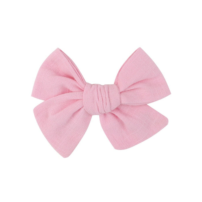 Wholesale Children's Bow Pure Cotton Hair Clip JDC-HC-YL069 Hair Clips 雅伦 Wholesale Jewelry JoyasDeChina Joyas De China