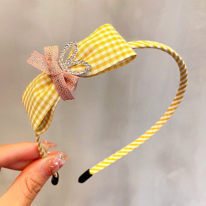 Wholesale children's bowknot plastic fabric Headband JDC-HD-i119 Headband JoyasDeChina 11# Wholesale Jewelry JoyasDeChina Joyas De China